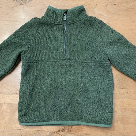 Kid’s Old Navy 1/2 Zip Green Sweater - 3T - Picture 2 of 13
